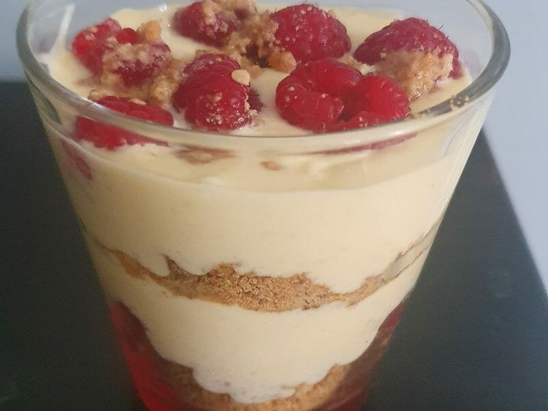 Cliquez pour zoomer ! Tiramisu aux framboises et spéculoos Thermomix par laulau1313