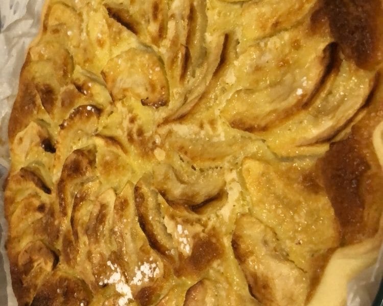 Cliquez pour zoomer ! Tarte normande aux pommes Thermomix par Thetrickseuse