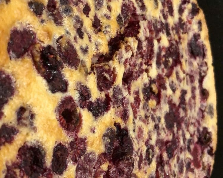 Cliquez pour zoomer ! Clafoutis aux framboises Thermomix par Thetrickseuse