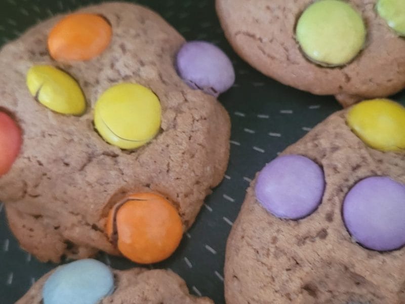 Cliquez pour zoomer ! Cookies aux 3 chocolats et noisettes Thermomix par bouboucourage