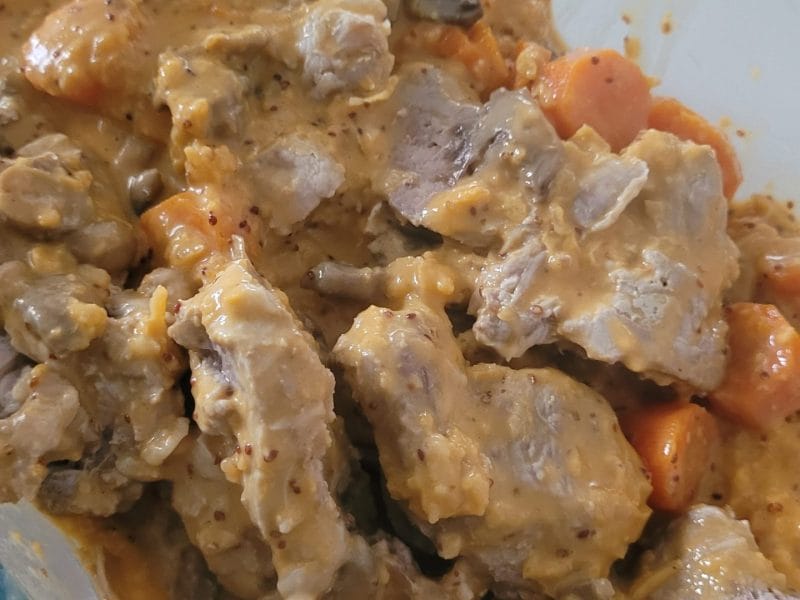 Cliquez pour zoomer ! Filet mignon à la moutarde Thermomix par bouboucourage