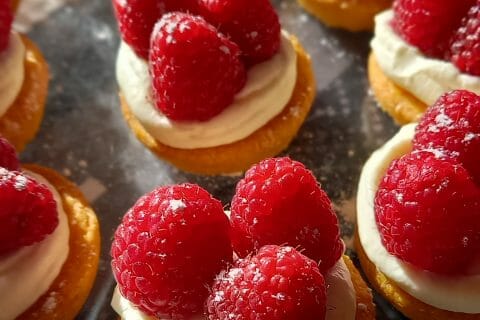 Cliquez pour zoomer ! Tarte aux fraises sans cuisson Thermomix par Fredouilli