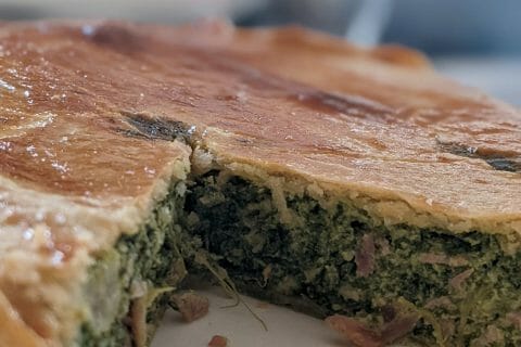 Cliquez pour zoomer ! Quiche épinards et lardons Thermomix par Fredouilli