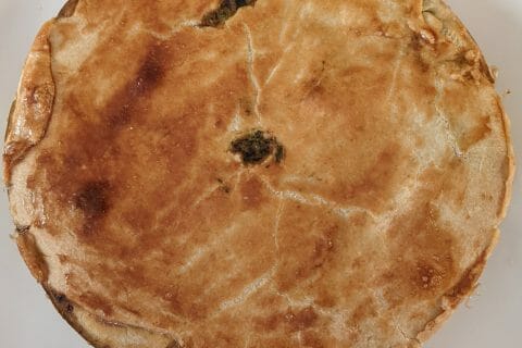 Cliquez pour zoomer ! Quiche épinards et lardons Thermomix par Fredouilli