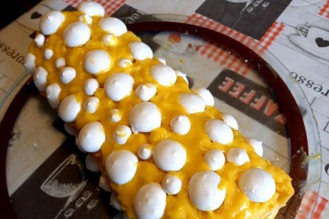 Cliquez pour zoomer ! Bûche au citron meringuée Thermomix par Fredouilli