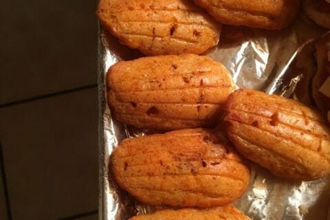 Cliquez pour zoomer ! Madeleines au chorizo au Thermomix