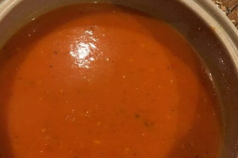 Cliquez pour zoomer ! Velouté de tomate au Thermomix