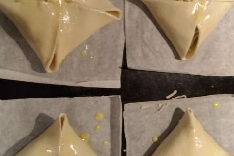 Cliquez pour zoomer ! Paniers feuilletés épinards et jambon au Thermomix