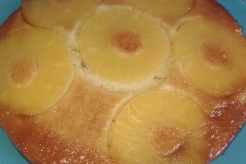 Cliquez pour zoomer ! Gâteau renversé à l’ananas au Thermomix
