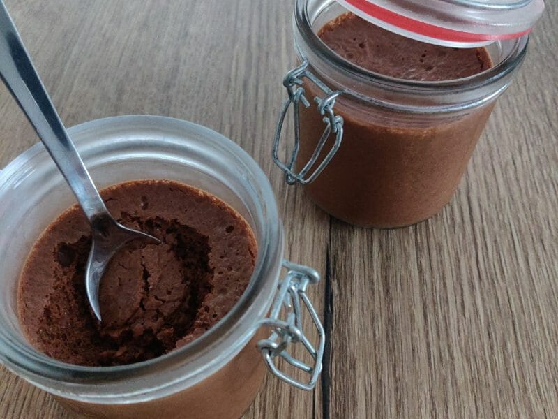 Cliquez pour zoomer ! Mousse au chocolat au jus de pois chiche Thermomix par Audrery