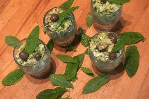 Cliquez pour zoomer ! Salade de courgettes à la feta Thermomix par charabia
