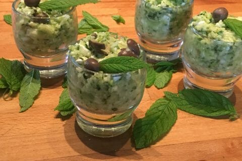 Cliquez pour zoomer ! Salade de courgettes à la feta Thermomix par charabia