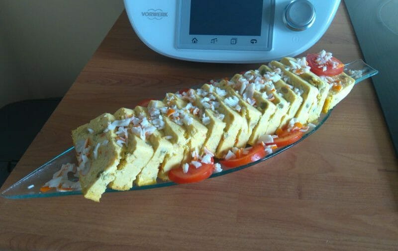 Cliquez pour zoomer ! Terrine de macédoine et surimi Thermomix par Zette5