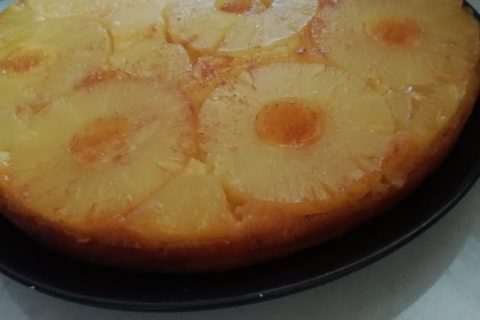 Cliquez pour zoomer ! Gâteau renversé à l’ananas Thermomix par Cece38