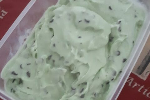 Glace menthe chocolat au Thermomix • Yummix !