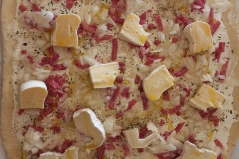 Cliquez pour zoomer ! Fougasse chèvre et lardons Thermomix par AnMa0620