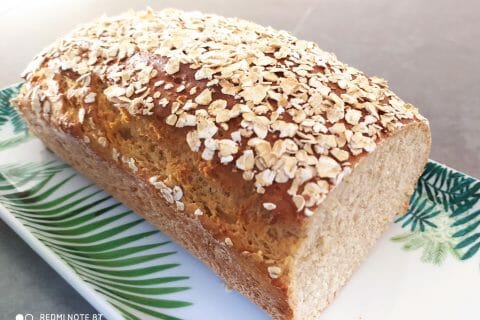 Cliquez pour zoomer ! Pain aux flocons d’avoine et au miel Thermomix par Nathy38