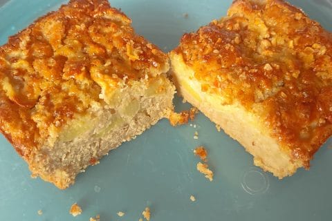 Cliquez pour zoomer ! Cake pommes yaourt Thermomix par ninimae