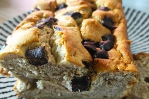 Cliquez pour zoomer ! Cake banane et pépites de chocolat Thermomix par ninimae