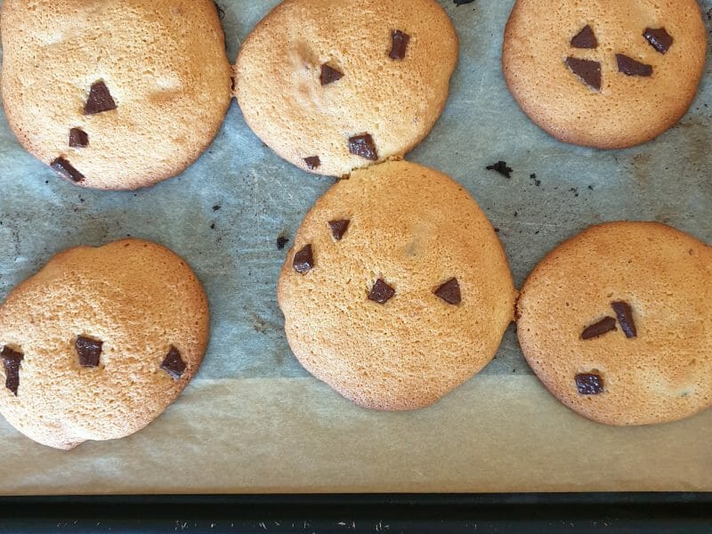 Cliquez pour zoomer ! Cookies aux éclats de pralines roses et pépites de chocolat Thermomix par cnl66