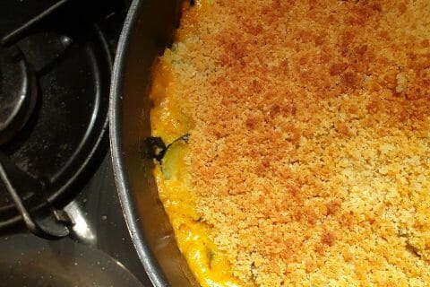 Cliquez pour zoomer ! Crumble courgettes, chèvre et lardons Thermomix par cnl66