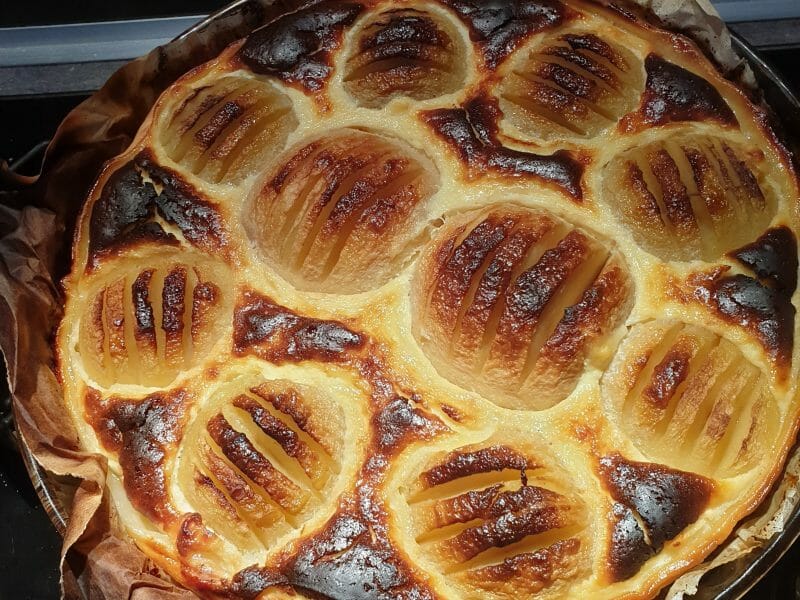 Cliquez pour zoomer ! Tarte amandine aux abricots Thermomix par cnl66