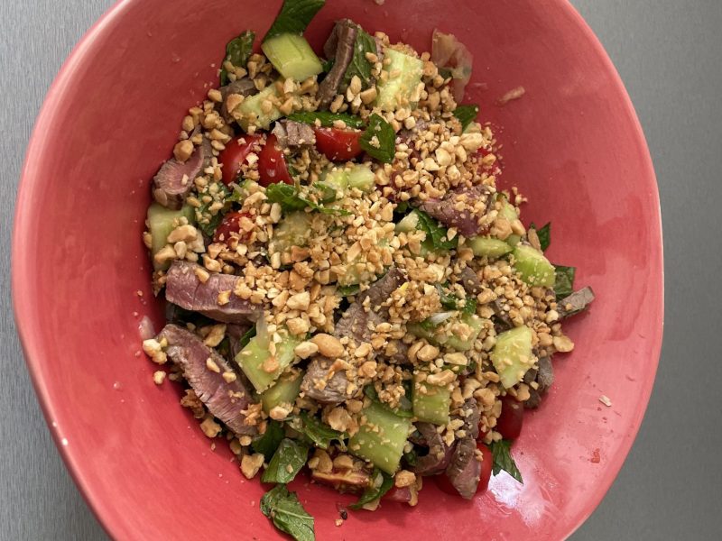 Cliquez pour zoomer ! Salade thaï au boeuf Thermomix par Flo34830
