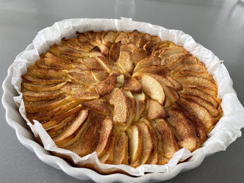 Cliquez pour zoomer ! Tarte aux pommes sans pâte Thermomix par Flo34830