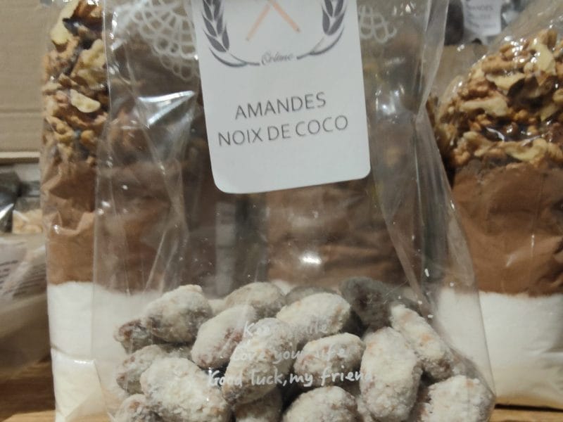 Cliquez pour zoomer ! Amandes grillées à la noix de coco Thermomix par Galina