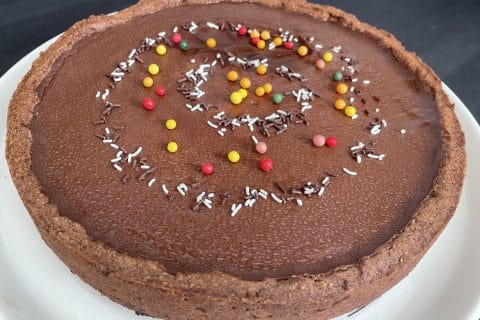 Cliquez pour zoomer ! Flan pâtissier au chocolat Thermomix par AnaYs