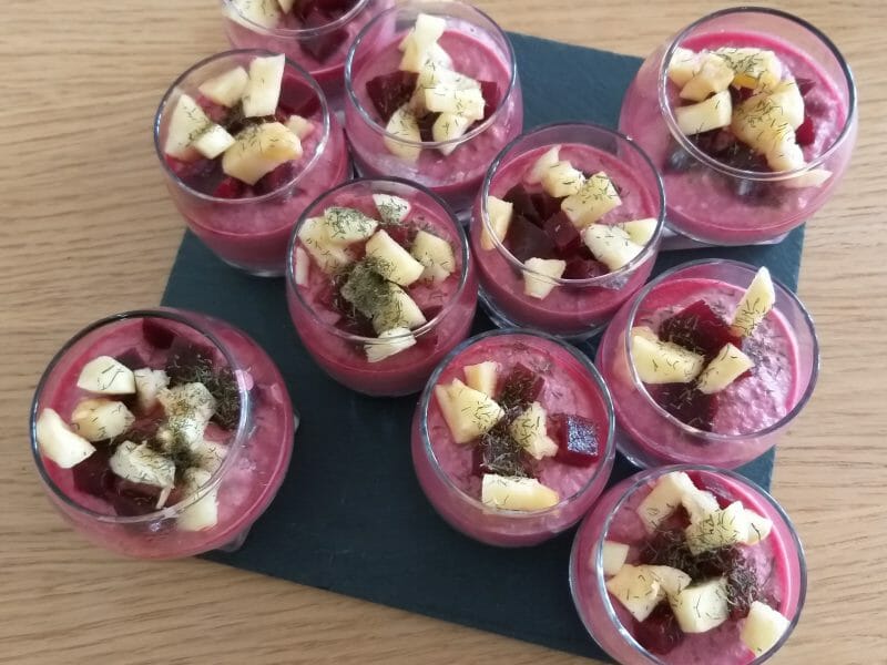 Cliquez pour zoomer ! Gaspacho de betterave et pomme Thermomix par angeoudemon68