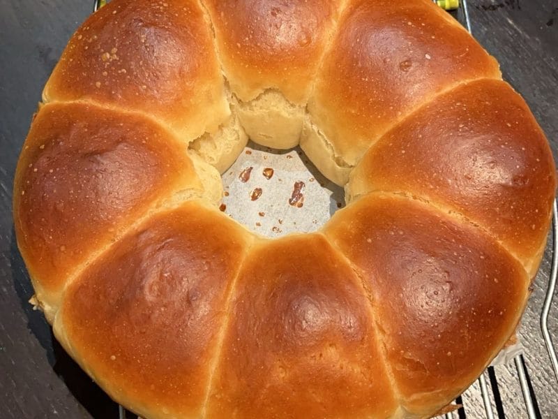 Cliquez pour zoomer ! Brioche sans beurre, sans oeufs Thermomix par kikinette11