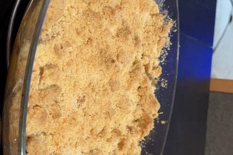 Cliquez pour zoomer ! Crumble aux Pommes Thermomix par kikinette11
