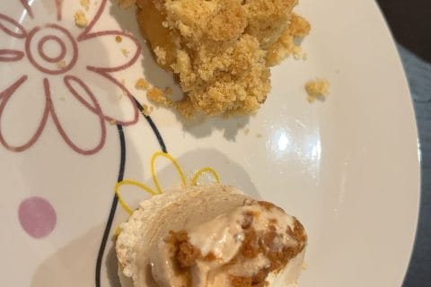 Cliquez pour zoomer ! Crumble aux Pommes Thermomix par kikinette11