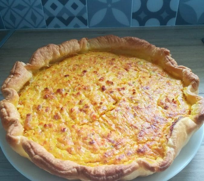 Cliquez pour zoomer ! Tarte courgettes et carottes Thermomix par chari