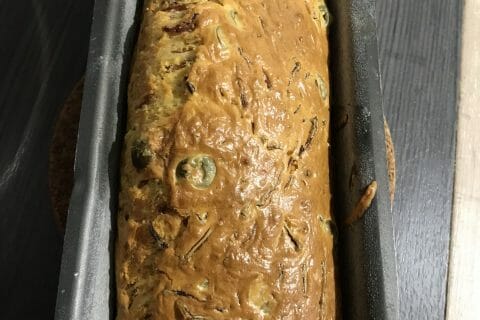 Cliquez pour zoomer ! Cake salé jambon fromage et olives Thermomix par marion@26