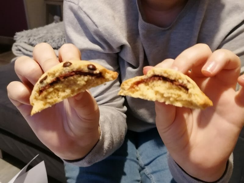 Cliquez pour zoomer ! Cookies fourrés au nutella Thermomix par sylphaguy