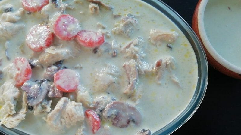 Cliquez pour zoomer ! Blanquette de dinde au bleu d’auvergne Thermomix par Rod78