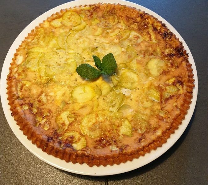 Cliquez pour zoomer ! Clafoutis courgettes et feta Thermomix par elodie13580