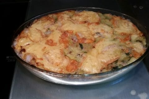 Cliquez pour zoomer ! Parmentier de poireaux au Thermomix