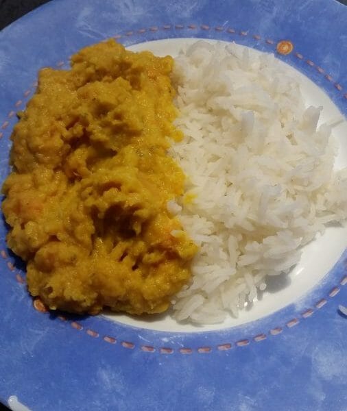 Cliquez pour zoomer ! Dhal de patate douce et de lentilles corail Thermomix par NE07