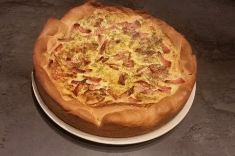 Cliquez pour zoomer ! Zwiebelkuchen – gâteau aux oignons au Thermomix