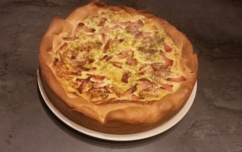 Cliquez pour zoomer ! Zwiebelkuchen – gâteau aux oignons Thermomix par NE07