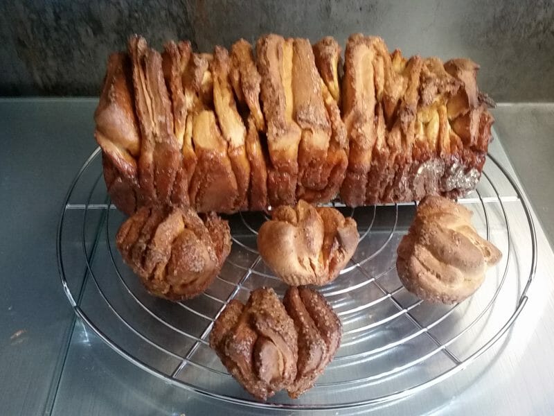 Cliquez pour zoomer ! Brioche à effeuiller à la cannelle Thermomix par NE07