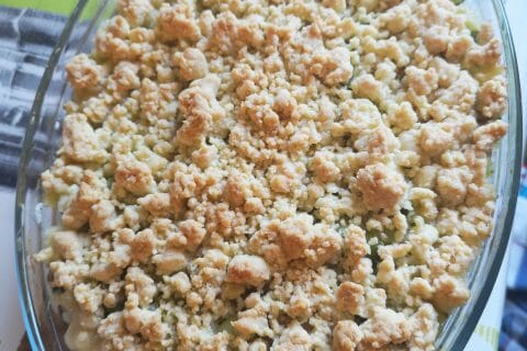 Cliquez pour zoomer ! Crumble poulet, courgettes et parmesan Thermomix par Lelyxir