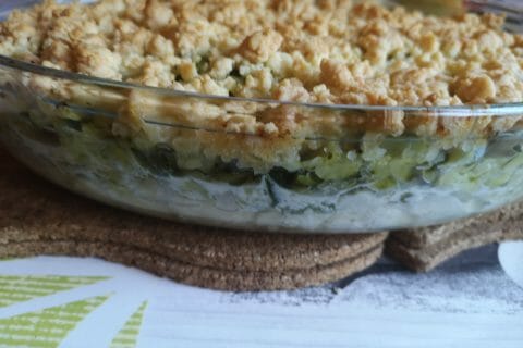 Cliquez pour zoomer ! Crumble poulet, courgettes et parmesan Thermomix par Lelyxir