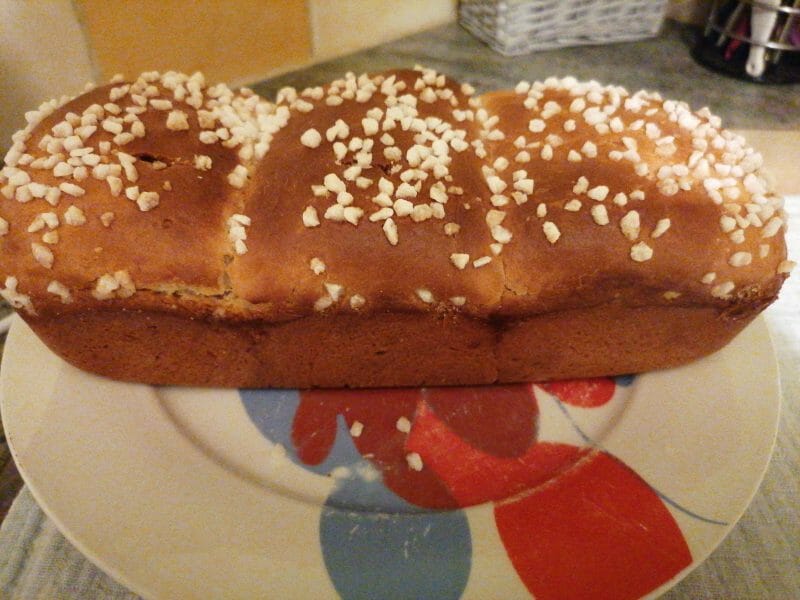 Cliquez pour zoomer ! Brioche sans beurre, sans oeufs Thermomix par Kissous