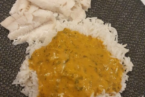 Cliquez pour zoomer ! Curry de poisson au lait de coco Thermomix par aleksandra59