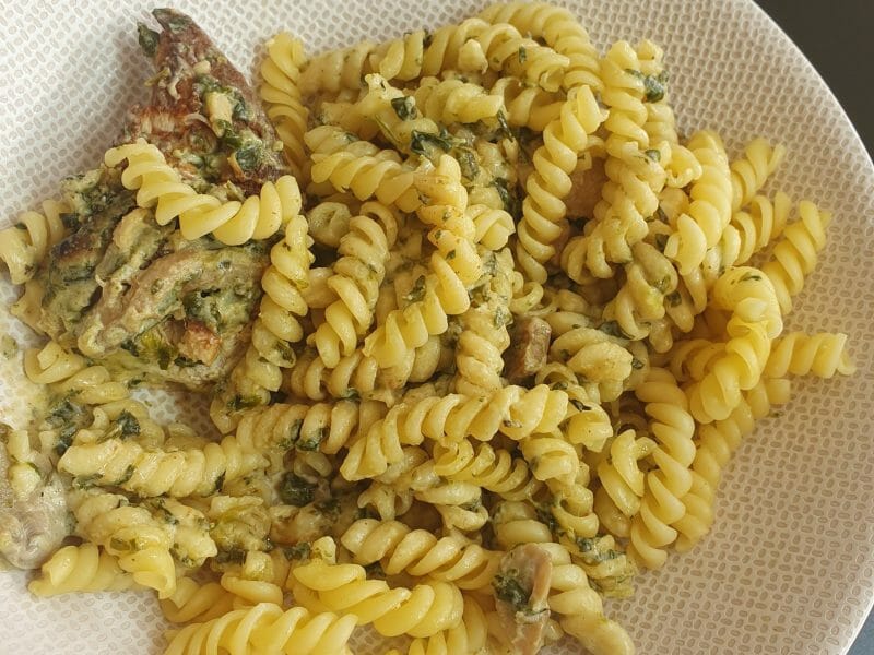 Cliquez pour zoomer ! Poulet sauce crémeuse au citron Thermomix par aleksandra59