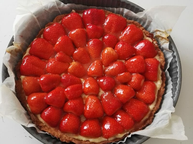 Cliquez pour zoomer ! Tarte aux fraises Thermomix par seva